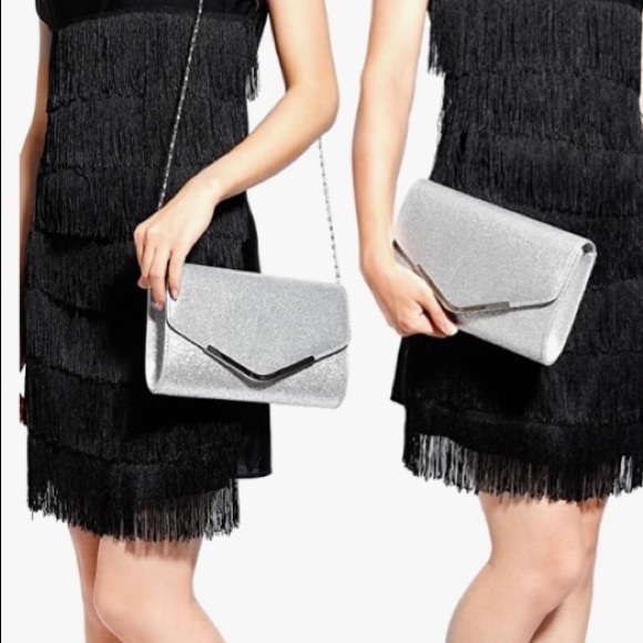 Glittered Envelope Clutch Bag - Picture 2 of 4